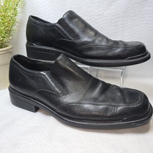 Rockport Classic Black Leather Men's Slip-On Loafers Size 9 Euc